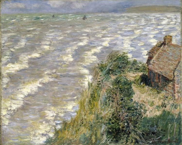 Claude Monet Rising Tide at Pourville (Maree montantea Pourville) oil painting image